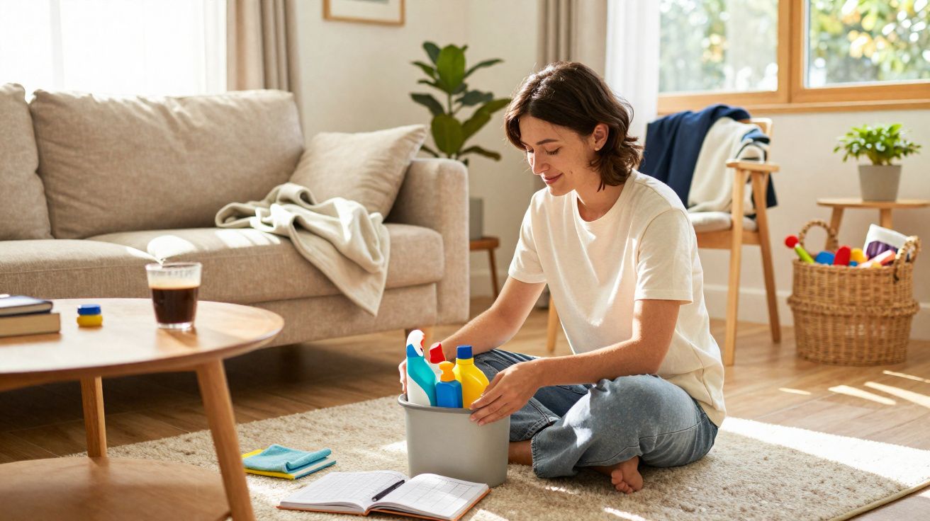 Percebi que algumas tarefas de limpeza não precisam ser feitas todos os dias.